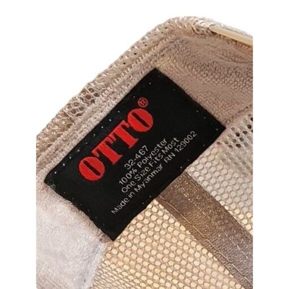 Vintage 90s Otto Snapback Trucker Hat Rope My Animal Is More Modern Than Yours - Picture 7 of 7